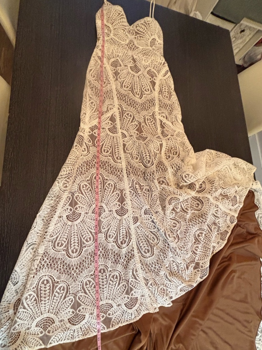 All Who Wonder Ryder Simple Lace Boho Wedding Dress With Vintage Details - Picture 13 of 15
